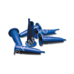 Kartuschenspitzen, vorgeschnitten, blau, 12 Stück im Beutel 